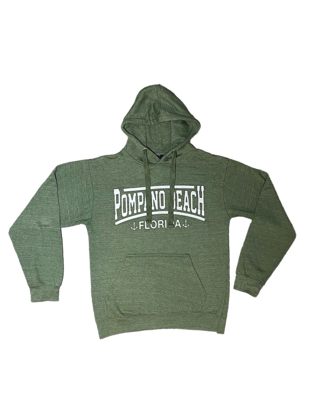 Vintage 90s Pompano Beach Florida Graphic Hoodie